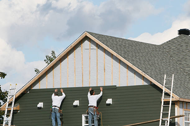 Professional Siding technician working in Mont Clare, PA